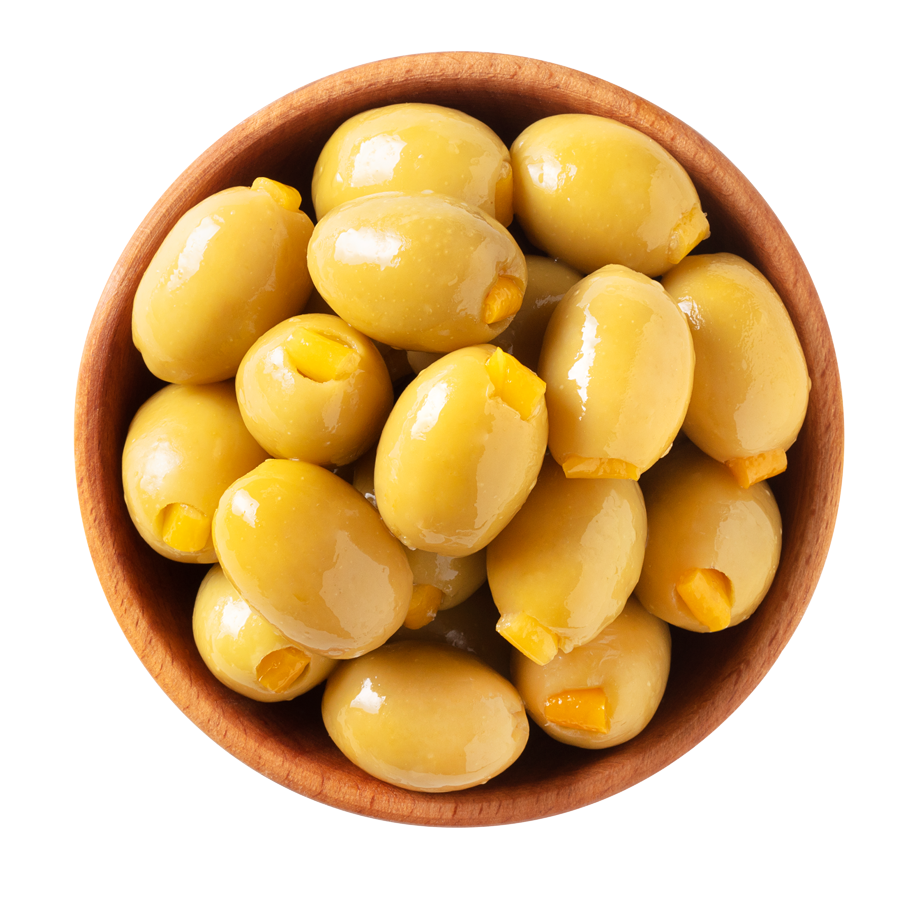 Oliwki zielone z nadzieniem cytrynowym