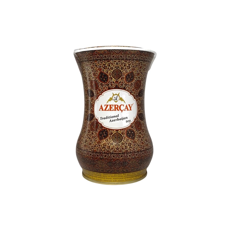 Azercay czarna z tymiankiem Armudu 100g — Azercay, tradycyjna azerbejdżańska herbata prosto z Azerbejdżanu, oferta hurtowa YEMEK
