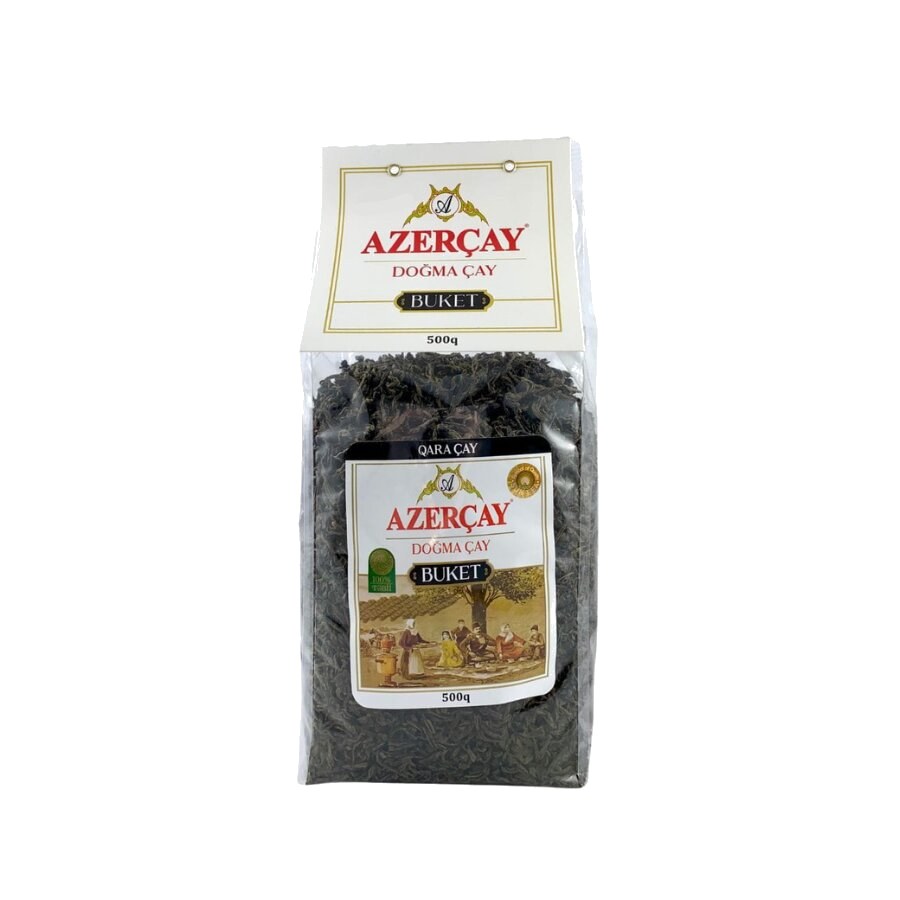 Azercay Buket 500g (przezroczyste op.) — Azercay, tradycyjna azerbejdżańska herbata prosto z Azerbejdżanu, oferta hurtowa YEMEK