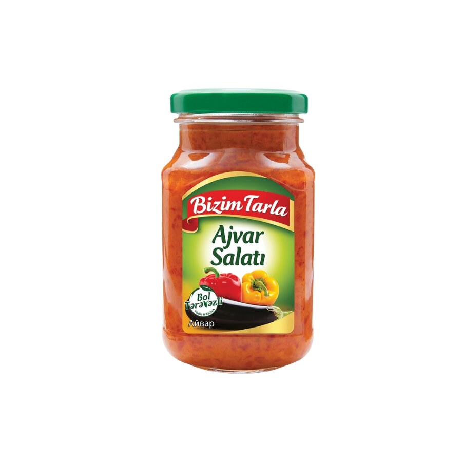 Bizim Tarla Łagodny Ajvar 315g — naturalne przetwory Bizim Tarla z Azerbejdżanu i Turcji