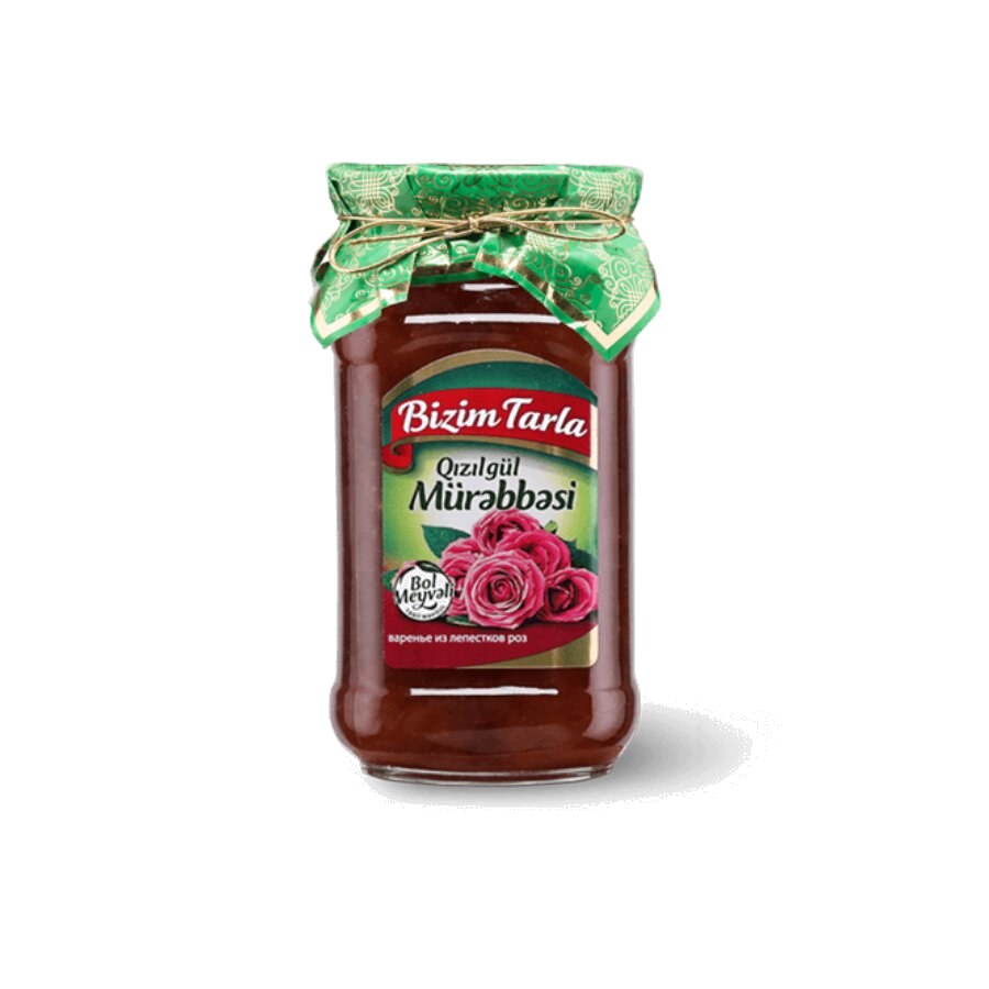 Bizim Tarla Konfitura z Róży 400g — naturalne przetwory Bizim Tarla z Azerbejdżanu i Turcji