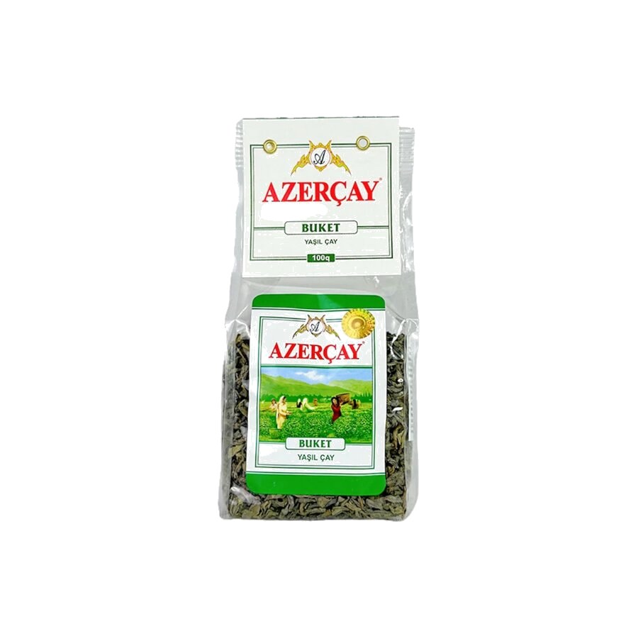 Azercay zielona herbata 100g (przezroczyste op.) — Azercay, tradycyjna azerbejdżańska herbata prosto z Azerbejdżanu, oferta hurtowa YEMEK
