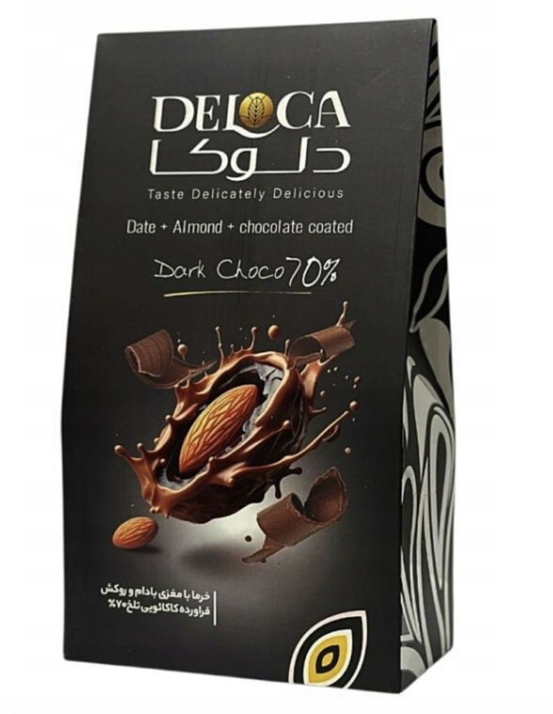 Daktyle w czekoladzie gorzkiej 70% – Deloca