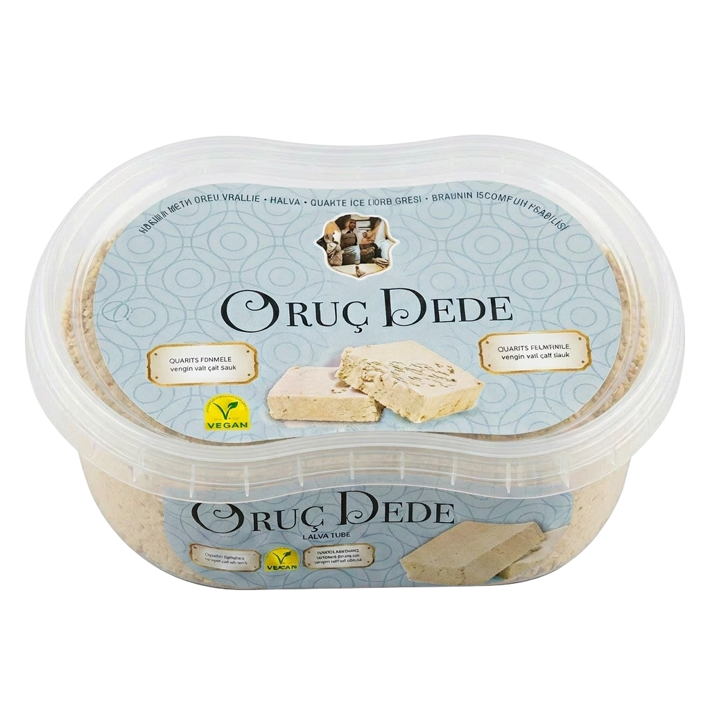 Chałwa sezamowa waniliowa 400g – Oruc Dede