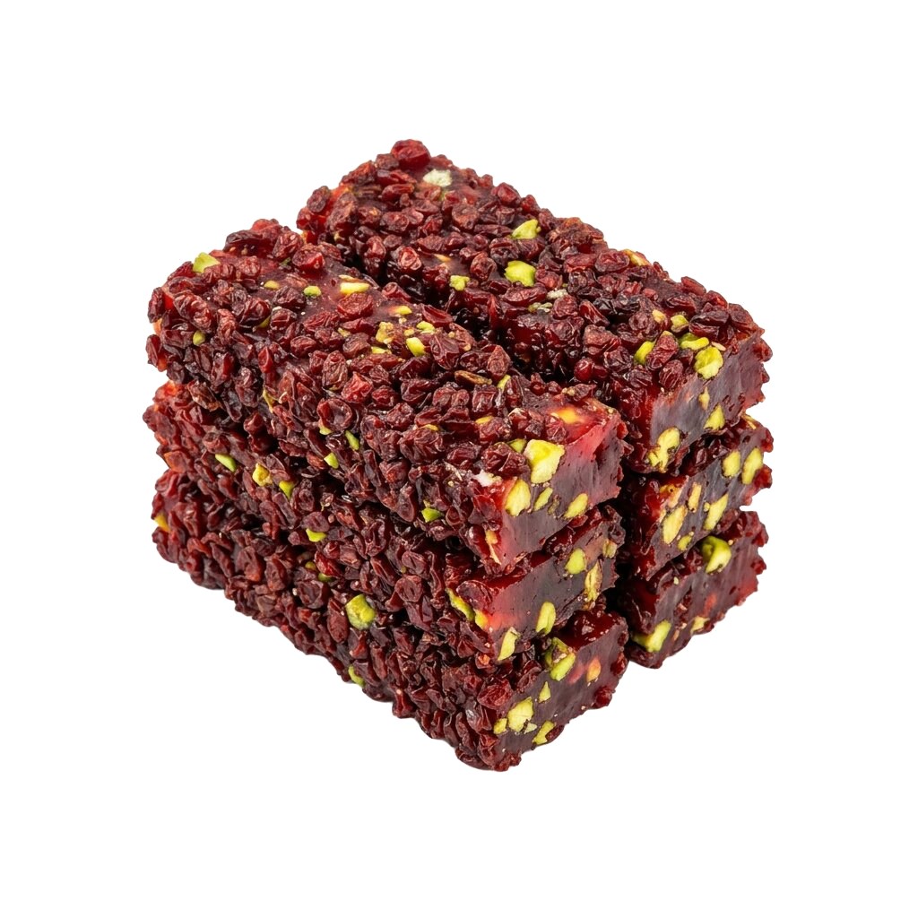Lokum Granat, pistacje i berberys — tradycyjne tureckie lokum (rachatłukum) prosto z Turcji, hurtowo z YEMEK