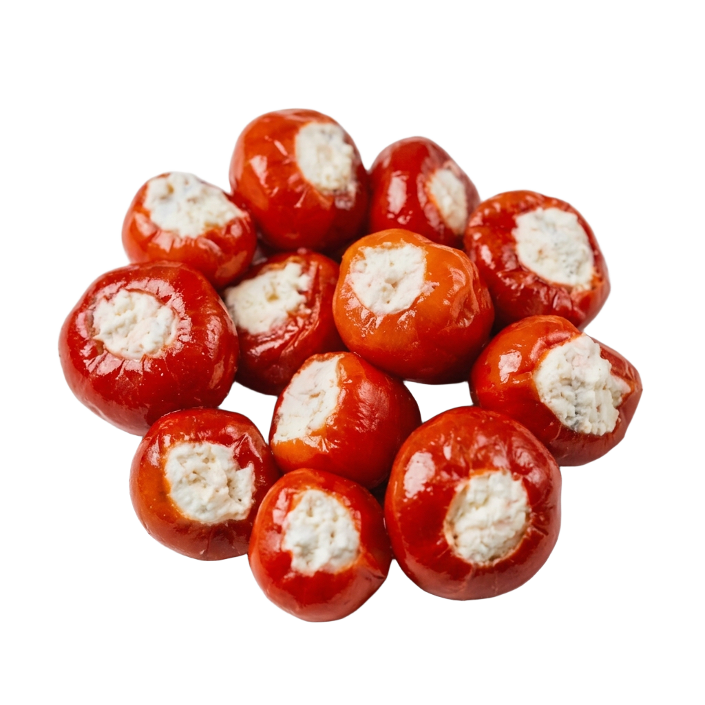 Papryczki cherry nadziewane serem