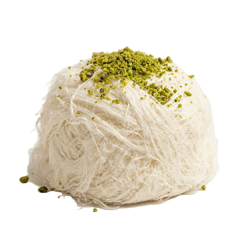 Pişmaniye z pistacjami